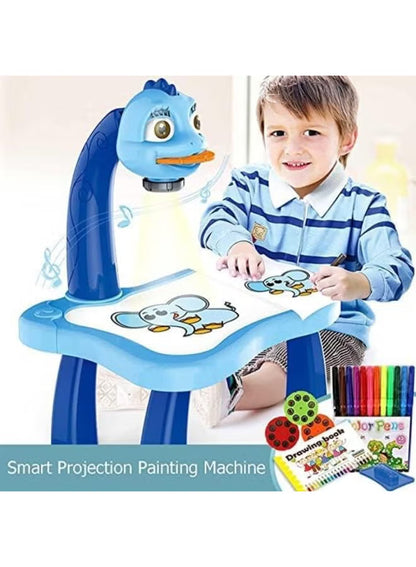 LED Projector Art Painting Table for Kids