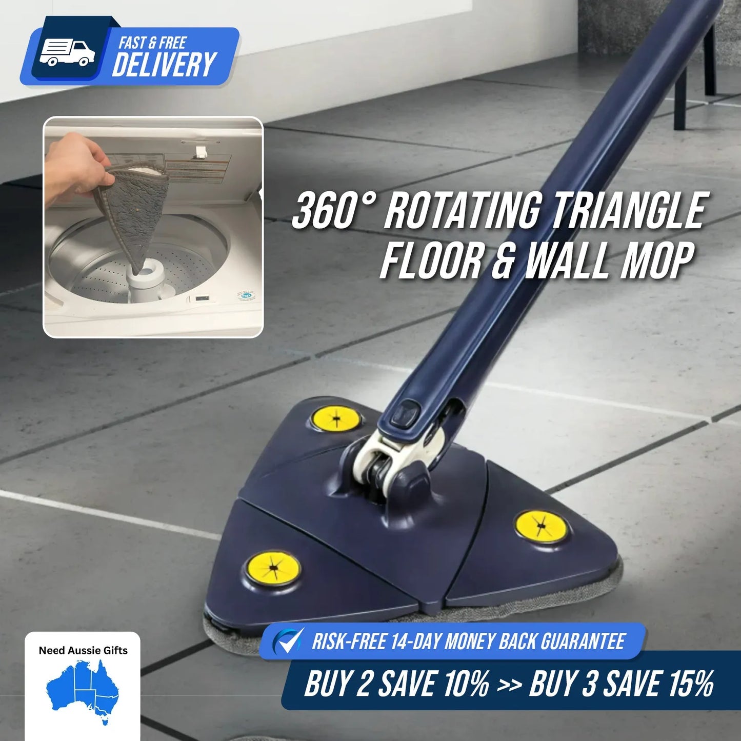 360 Rotating Adjustable Mop